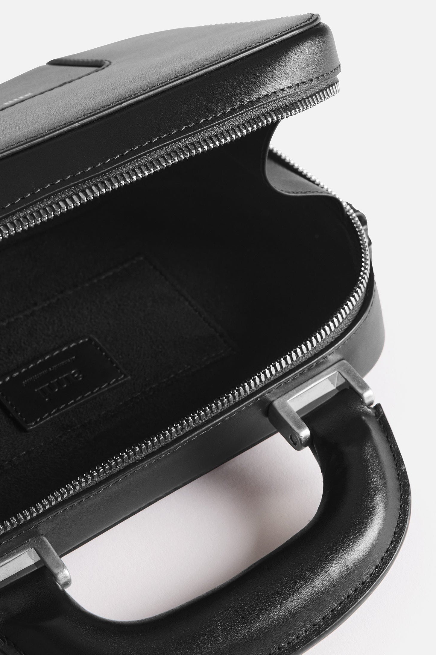 Sac à bandoulière Case en cuir - Black