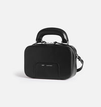 Sac à bandoulière Case en cuir - Black