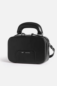 Sac à bandoulière Case en cuir - Black