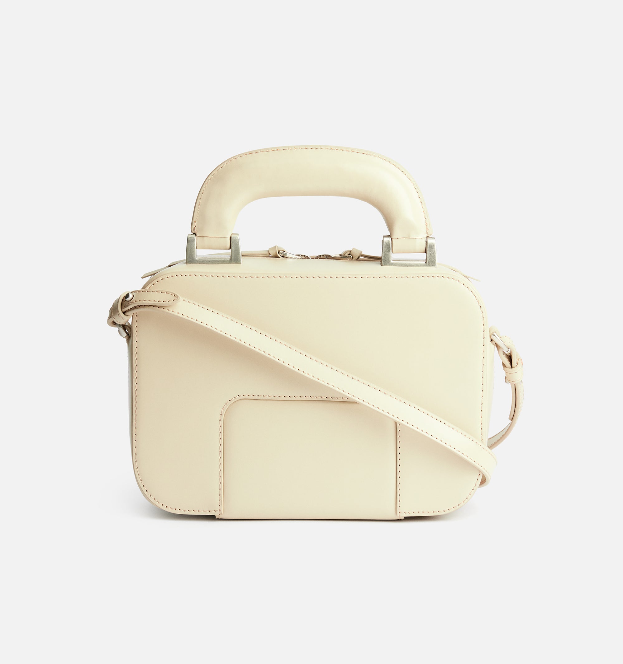 Sac à bandoulière Case en cuir - Vanilla