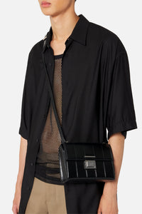 Sac à bandoulière Déjà-Vu en cuir - Black