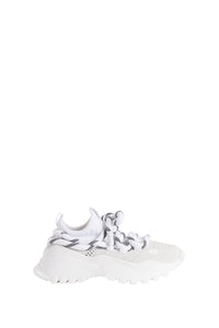 Sneakers basses Otto à lacets en daim - White