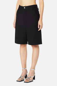 Bermuda Alex en denim - Black