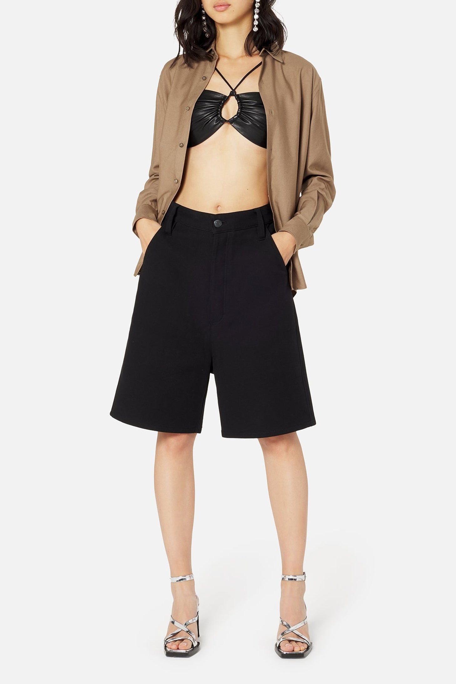 Bermuda Alex en denim - Black