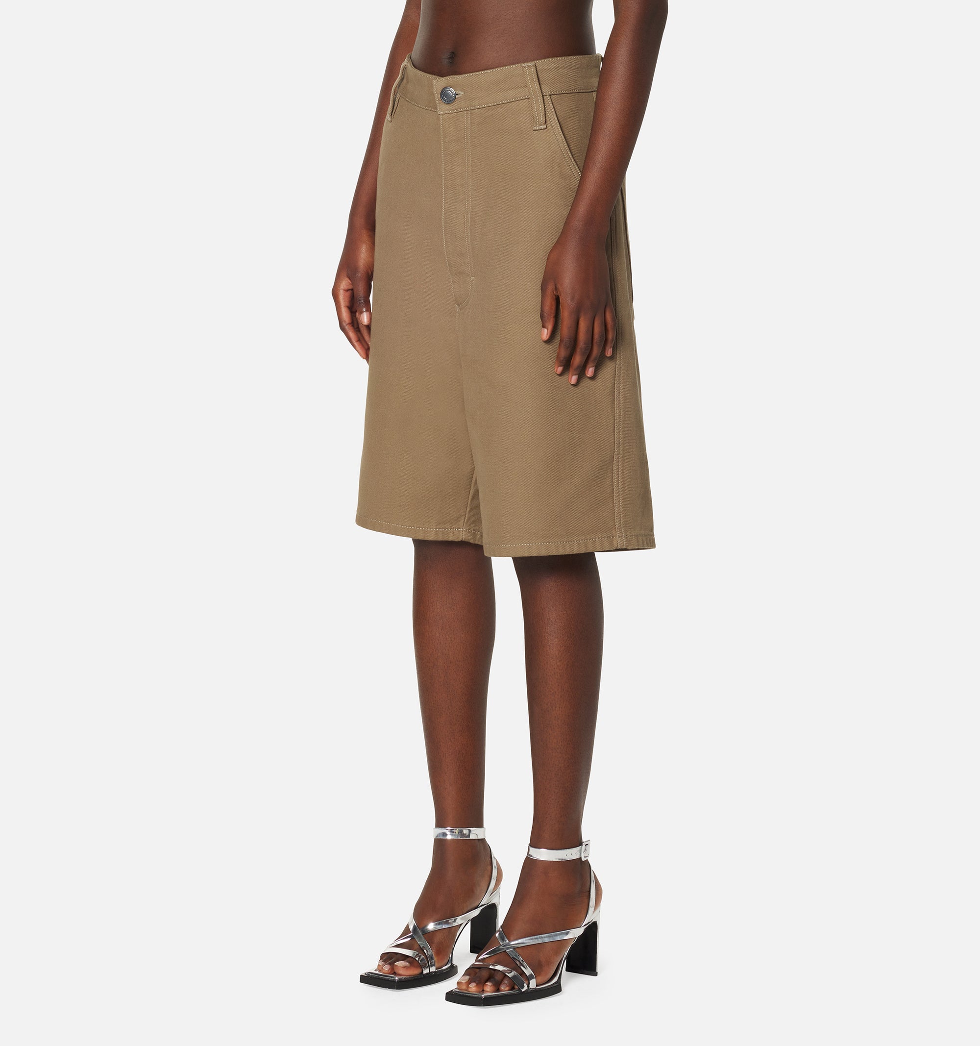 Bermuda Alex en denim - Taupe