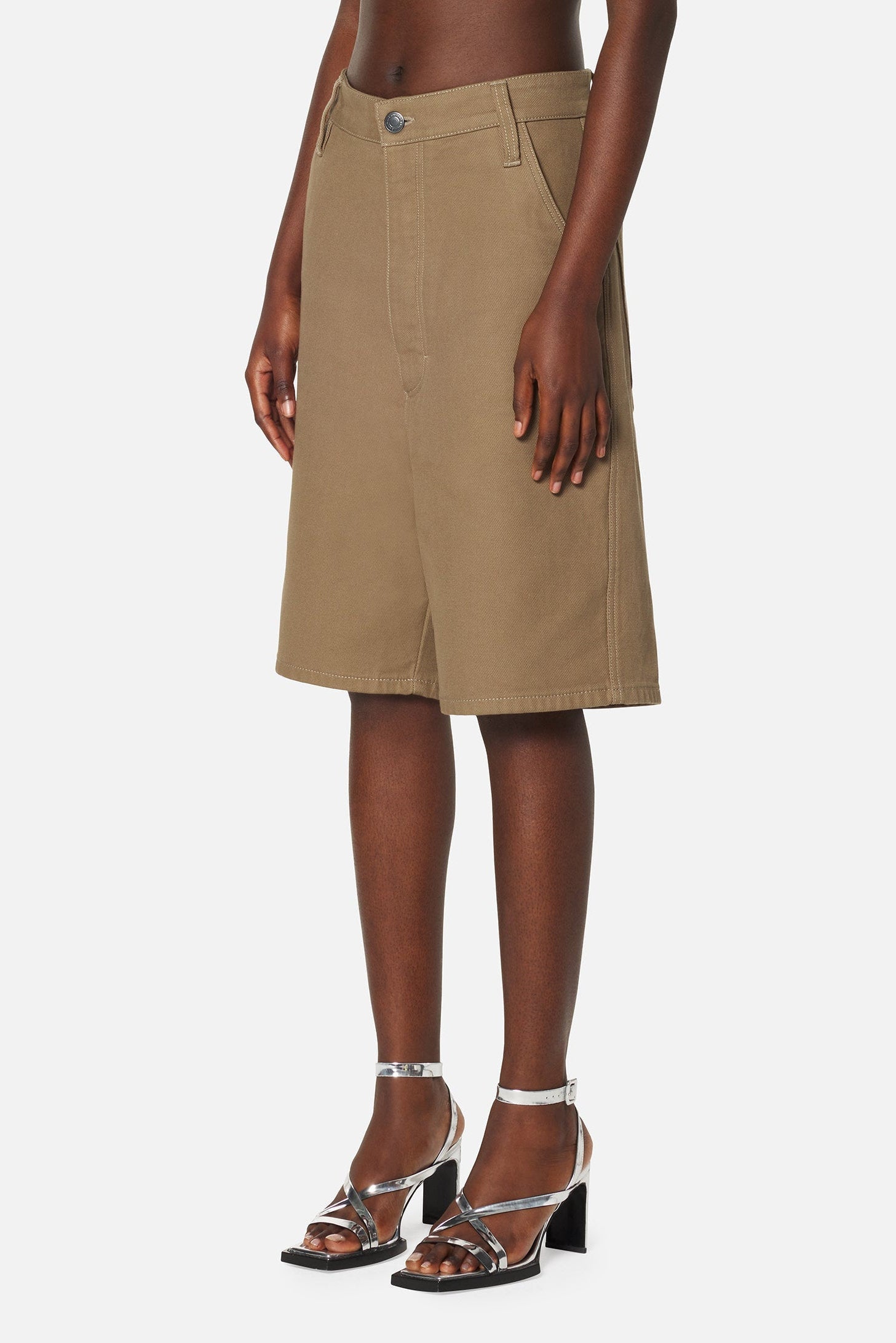 Bermuda Alex en denim - Taupe