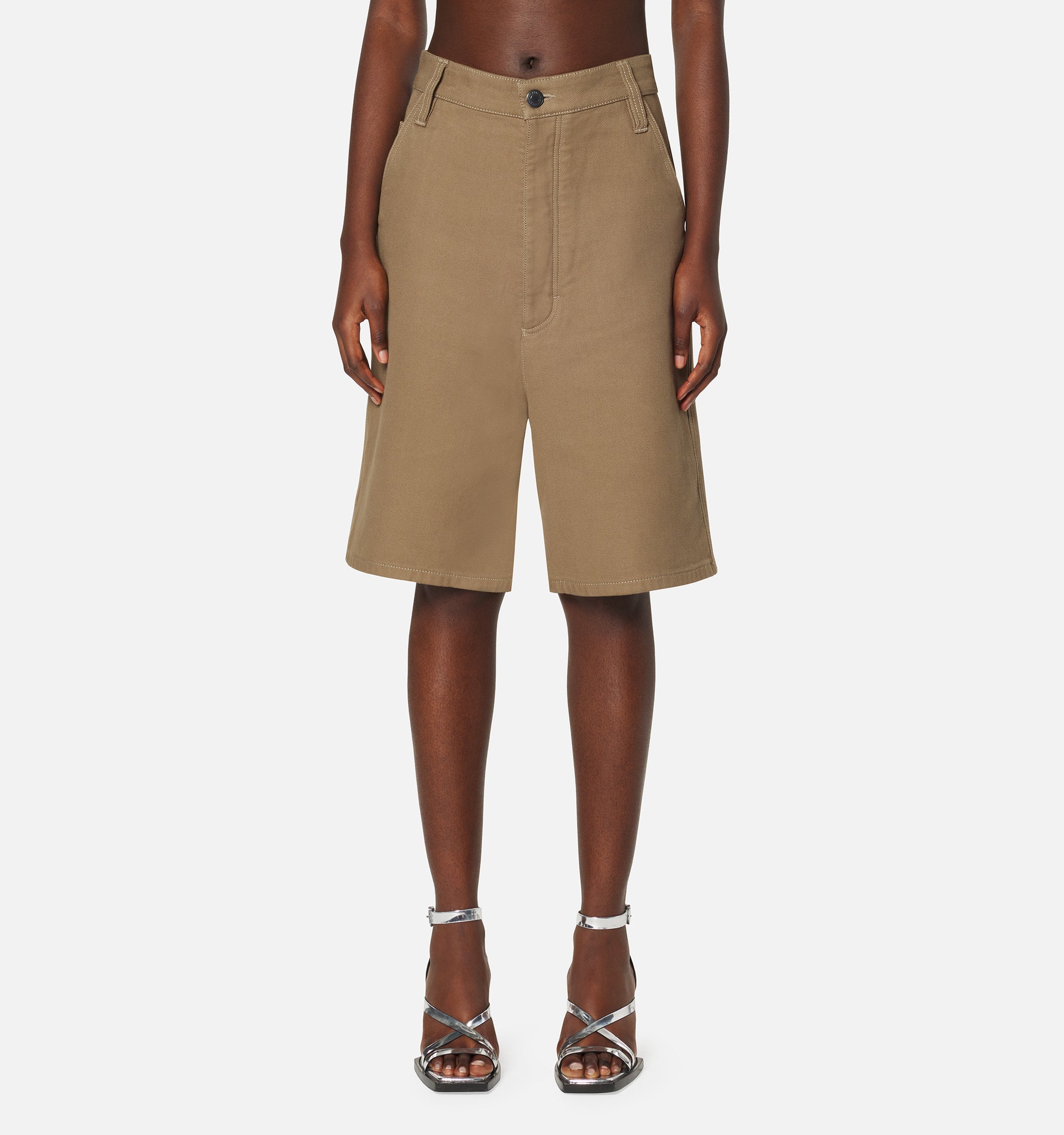 Bermuda Alex en denim - Taupe