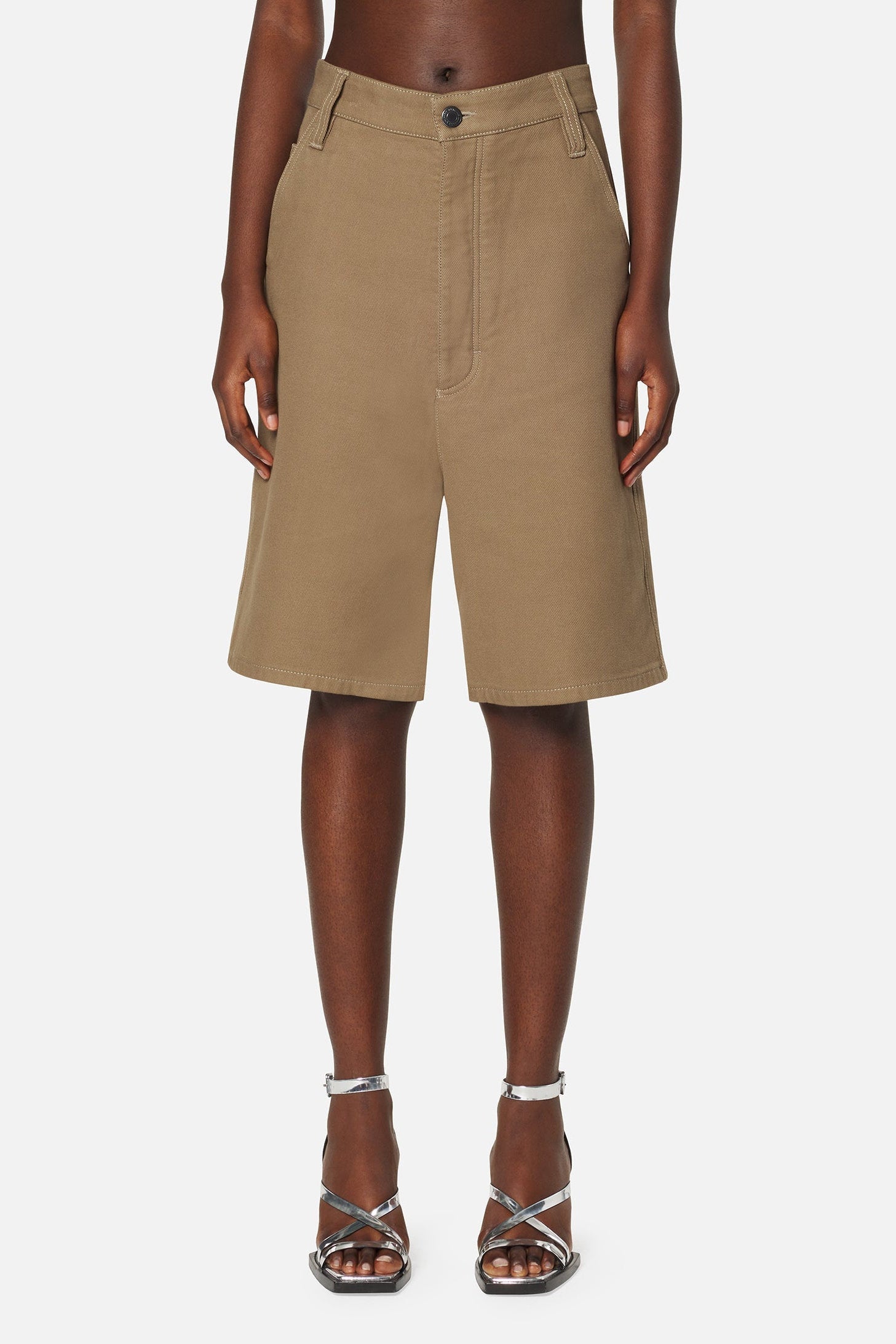 Bermuda Alex en denim - Taupe