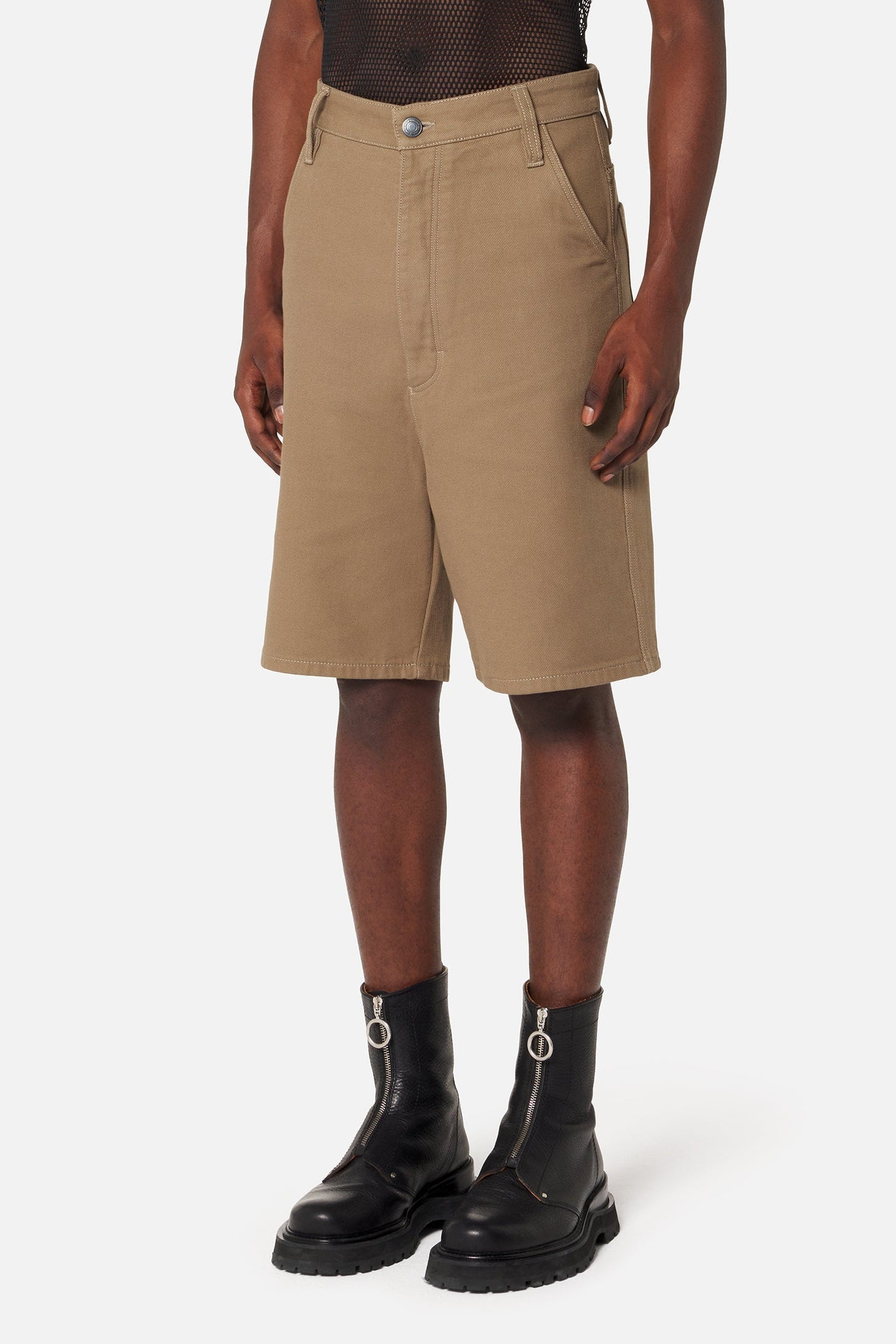 Bermuda Alex en denim - Taupe