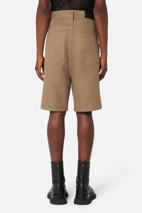 Bermuda Alex en denim - Taupe