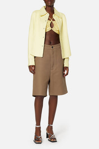 Bermuda Alex en denim - Taupe