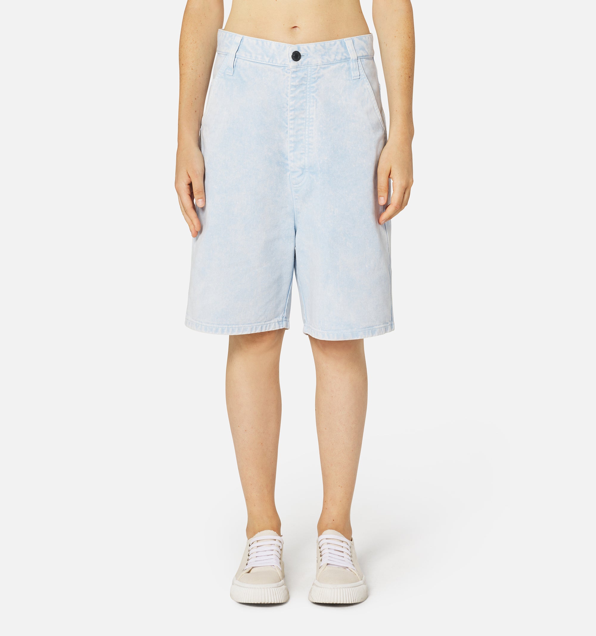 Bermuda Alex délavé en denim - Sky Blue