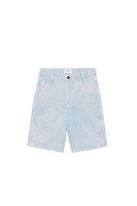 Bermuda Alex délavé en denim - Sky Blue
