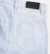 Bermuda Alex délavé en denim - Sky Blue