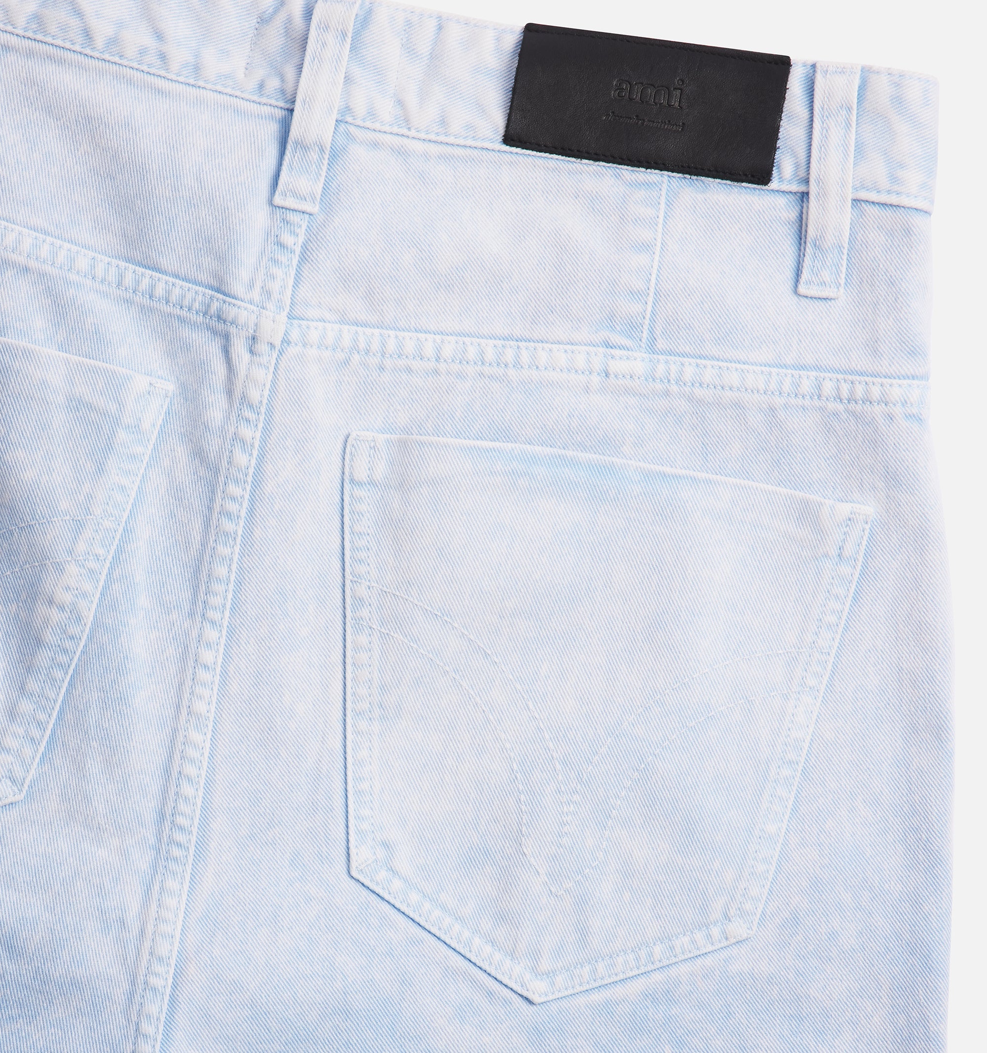 Bermuda Alex délavé en denim - Sky Blue