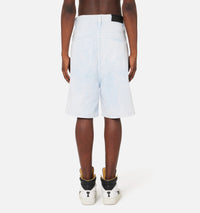 Bermuda Alex délavé en denim - Sky Blue