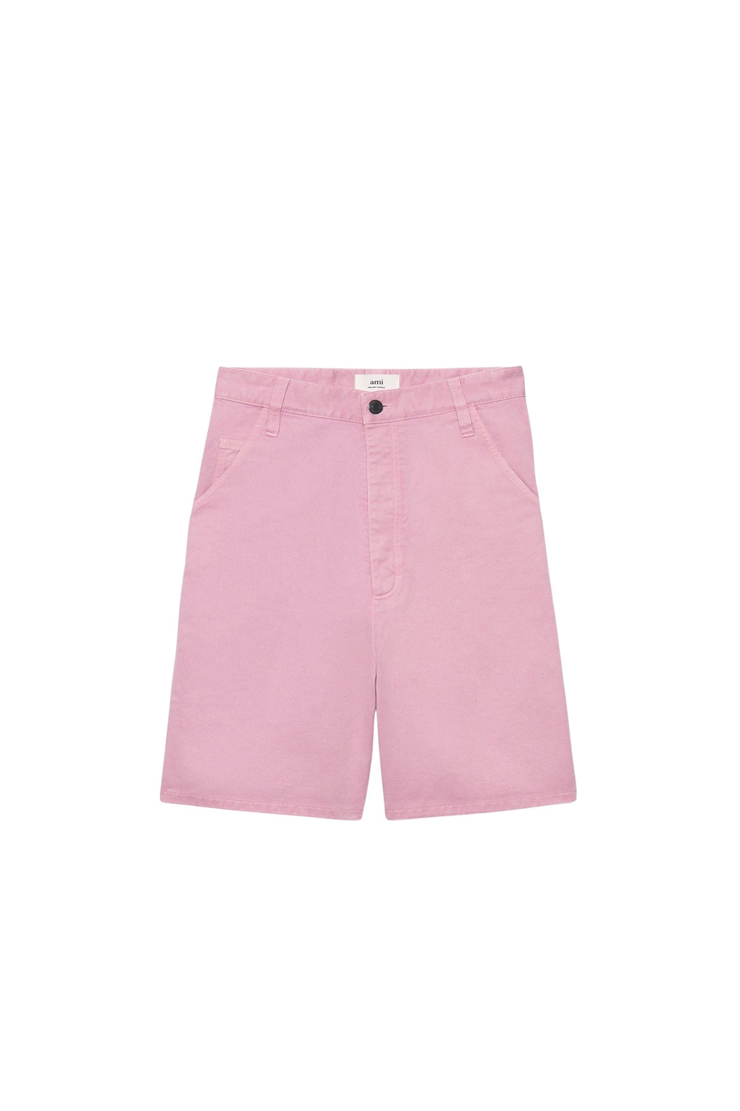 Bermuda Alex délavé en denim - Pale Pink