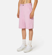 Bermuda Alex délavé en denim - Pale Pink