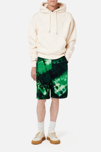 Bermuda Alex tie and dye en denim - Green & White
