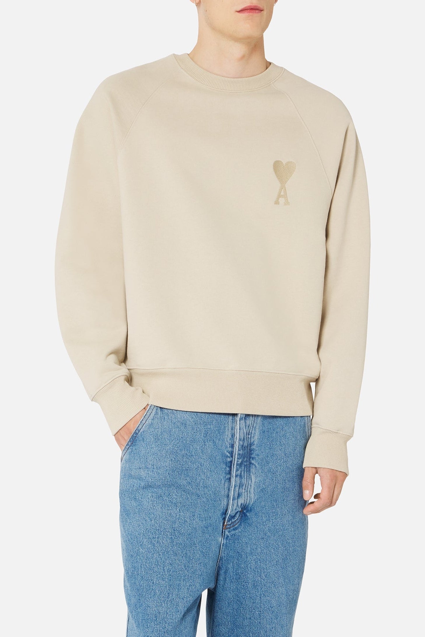 Sweatshirt Ami de Cœur - Beige
