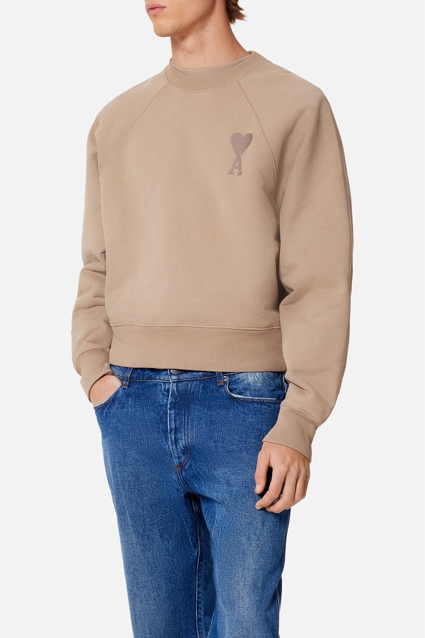 Sweatshirt Ami de Cœur - Dark Beige
