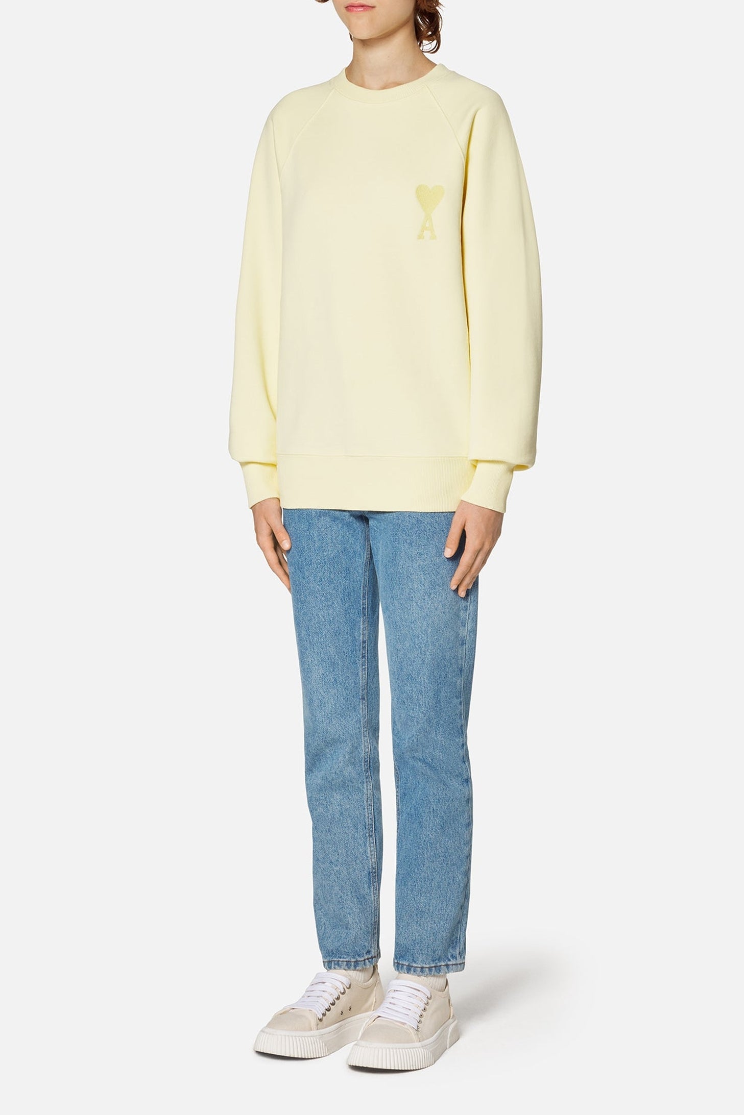 Sweatshirt Ami de Cœur - Pale Yellow