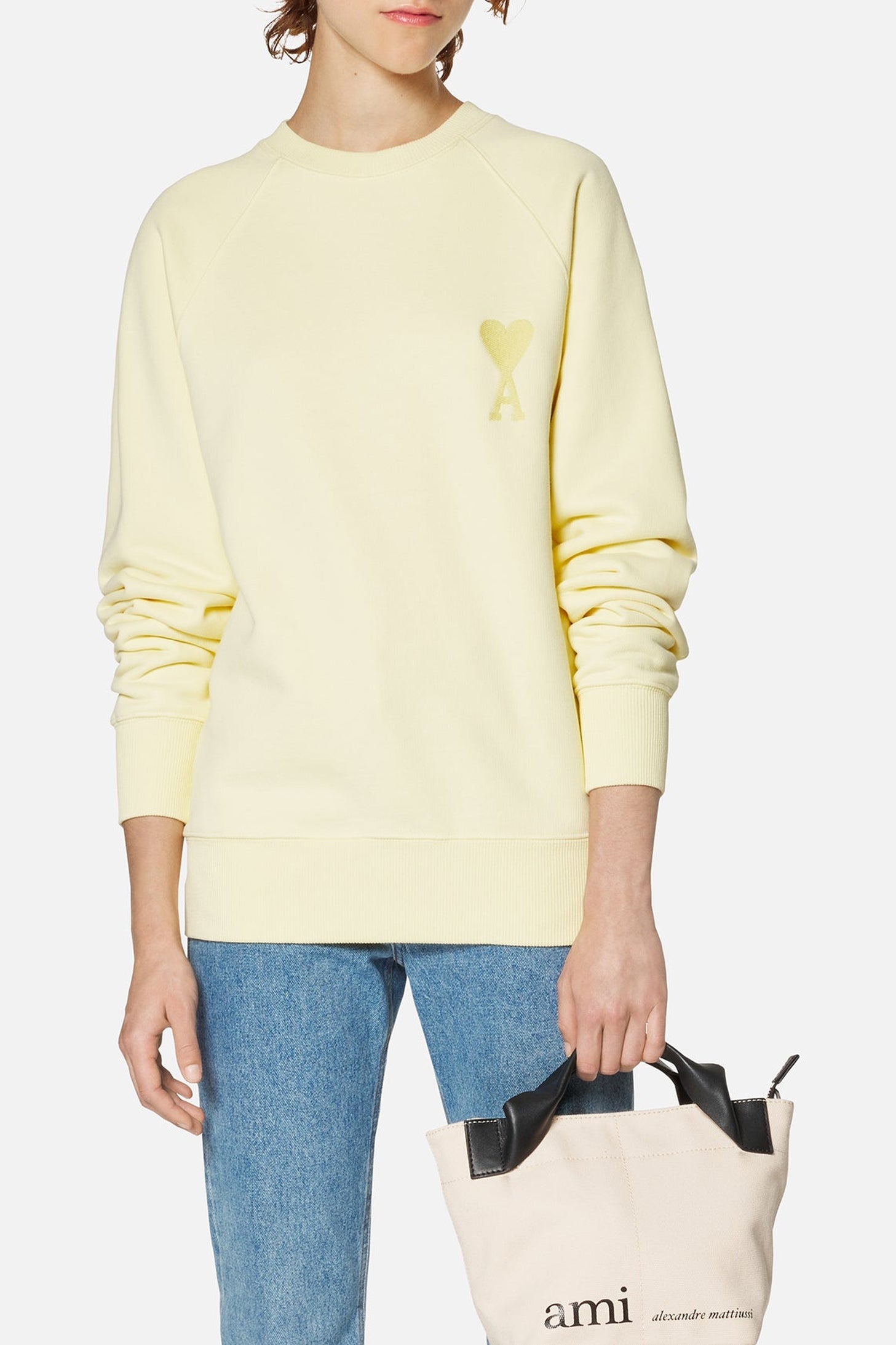 Sweatshirt Ami de Cœur - Pale Yellow