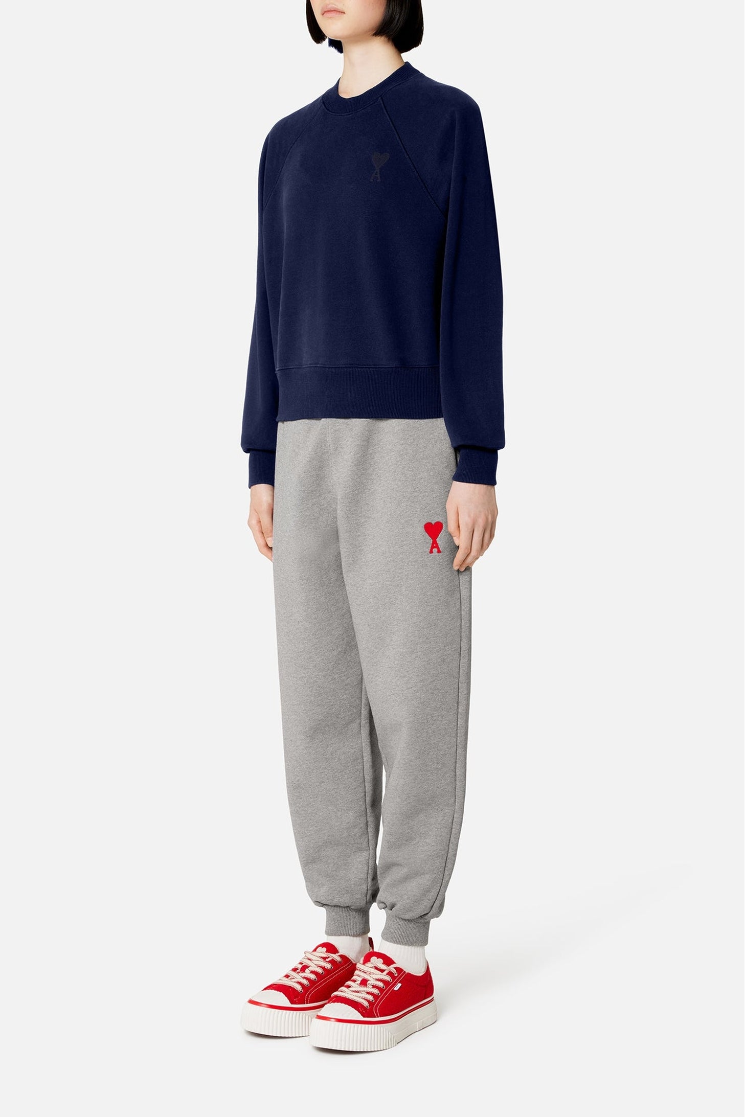 Sweatshirt Ami de Cœur à col rond - Nautic Blue