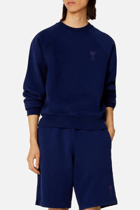 Sweatshirt Ami de Cœur à col rond - Nautic Blue