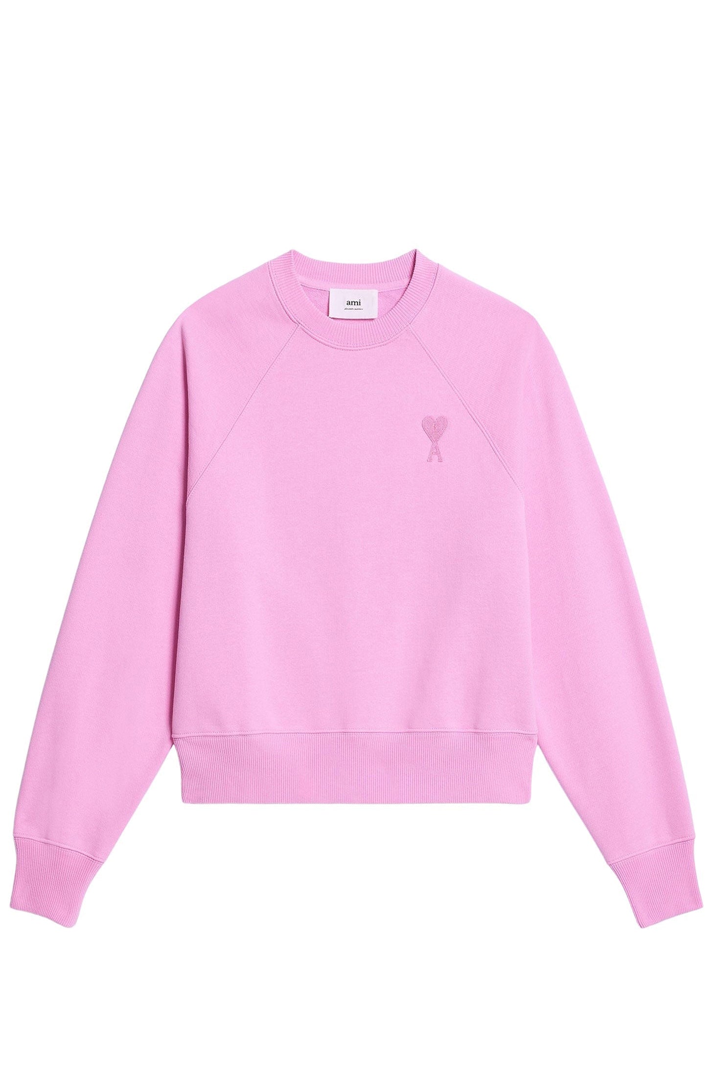 Sweatshirt Ami de Cœur à col rond - Candy Pink