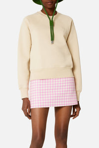Sweatshirt Ami de Cœur à col rond - Vanilla