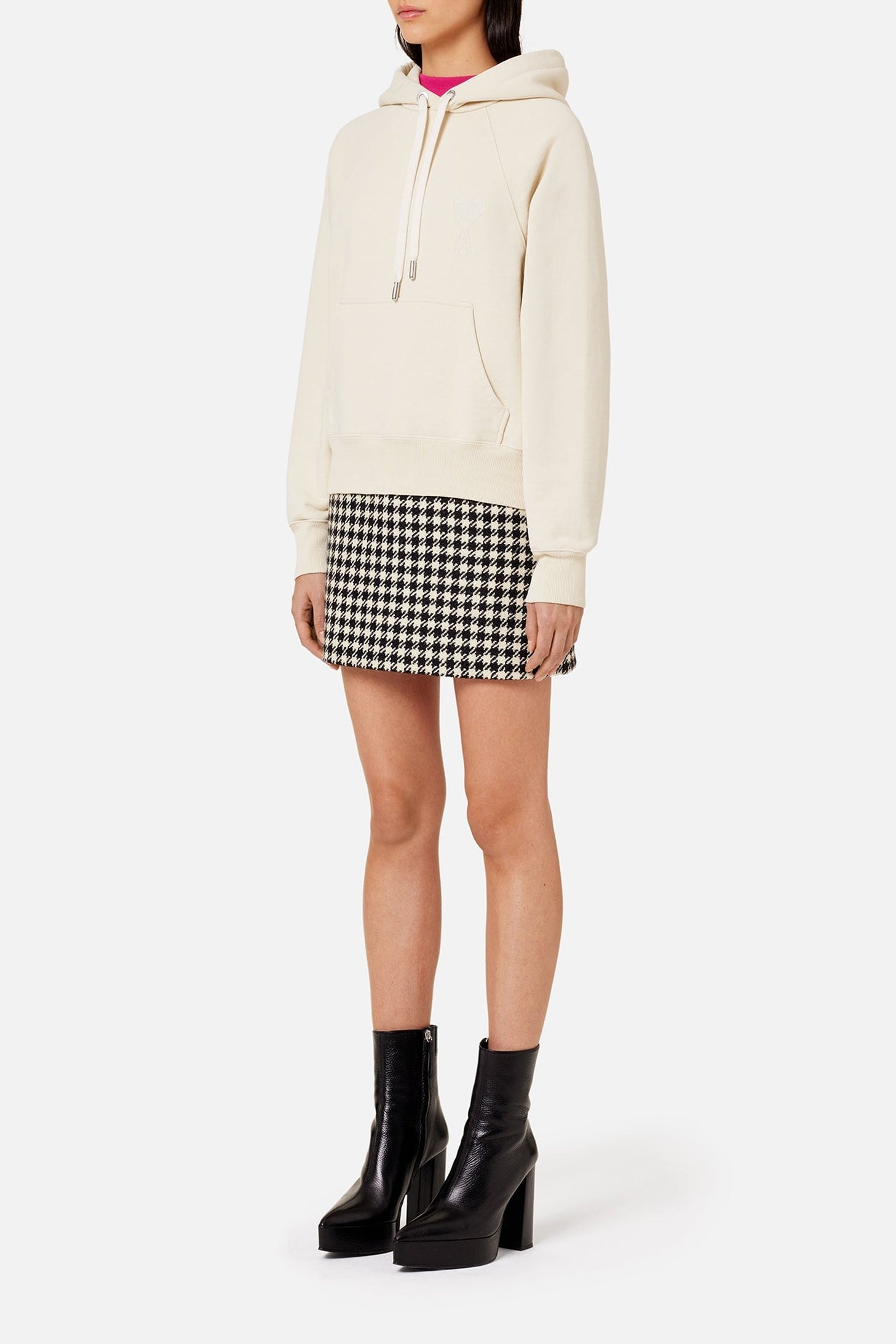 Sweat à capuche Ami de Cœur - Off White