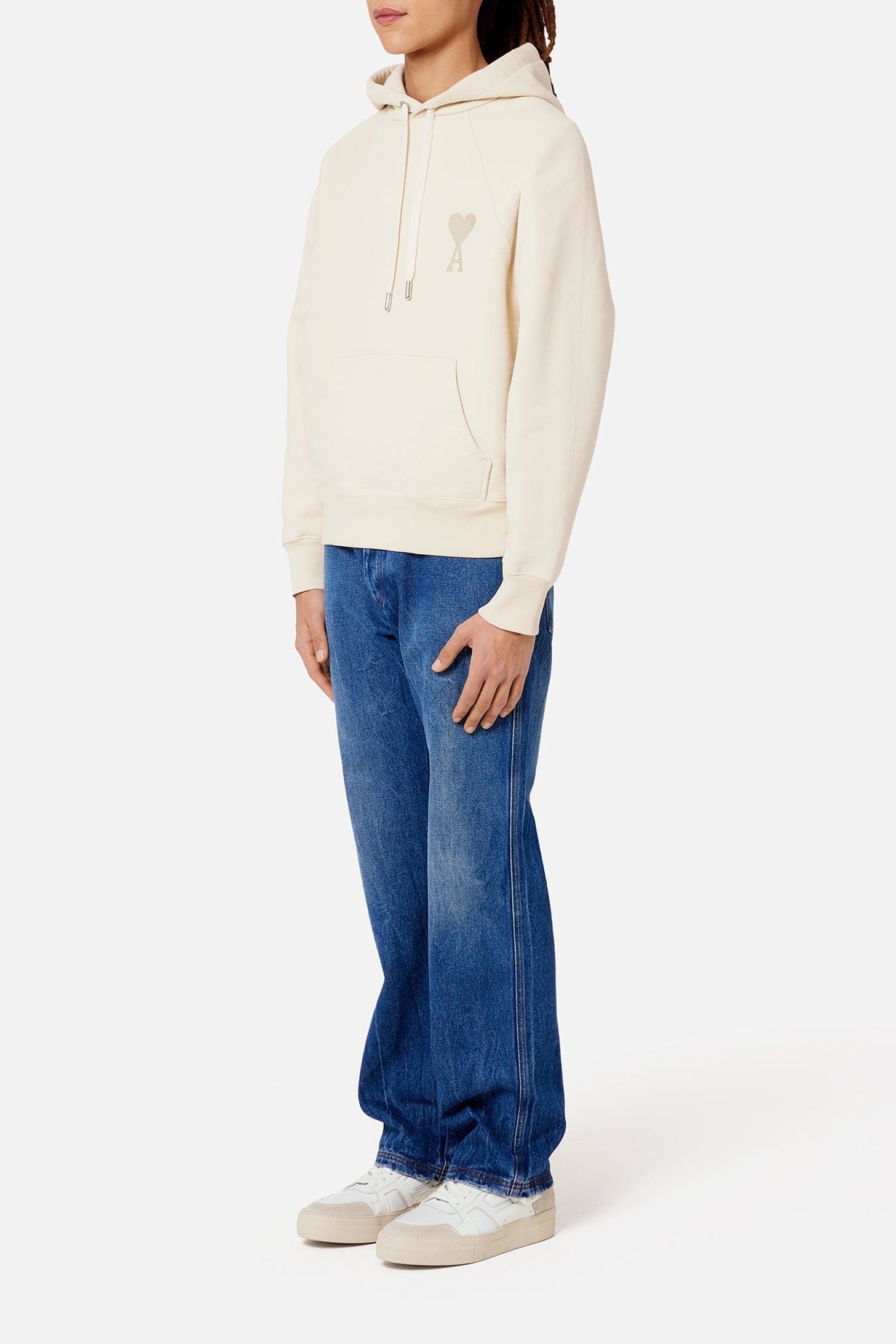Sweat à capuche Ami de Cœur - Off White