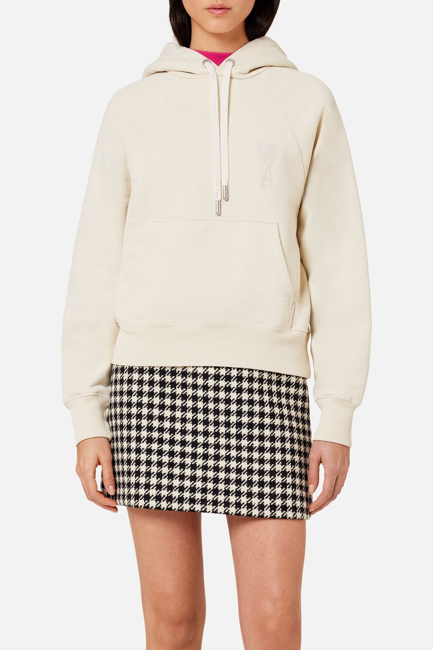 Sweat à capuche Ami de Cœur - Off White