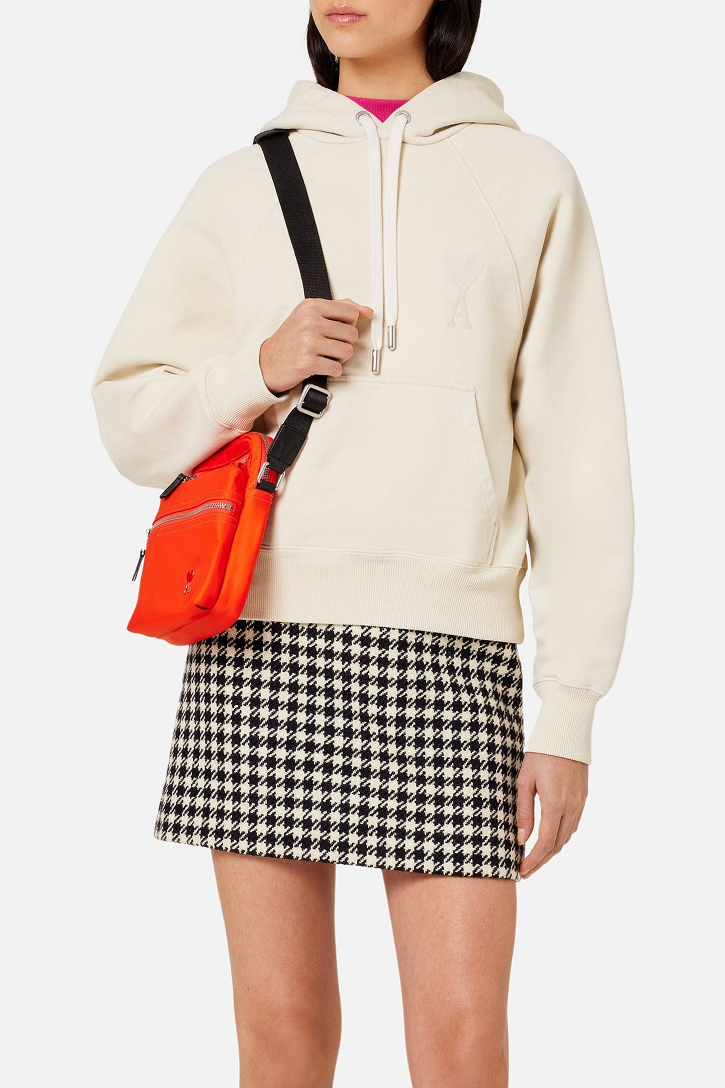 Sweat à capuche Ami de Cœur - Off White
