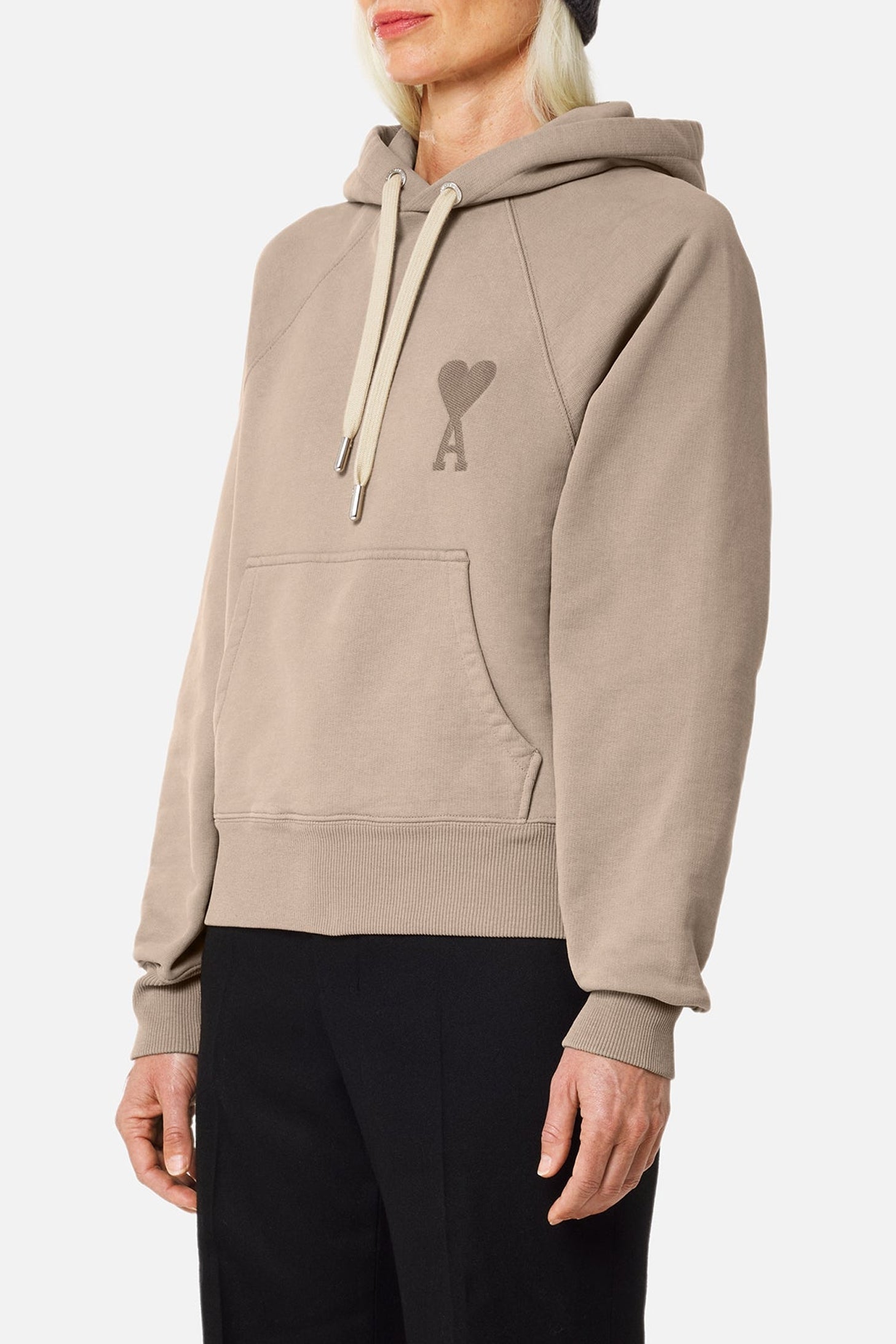 Sweat à capuche Ami de Cœur - Dark Beige