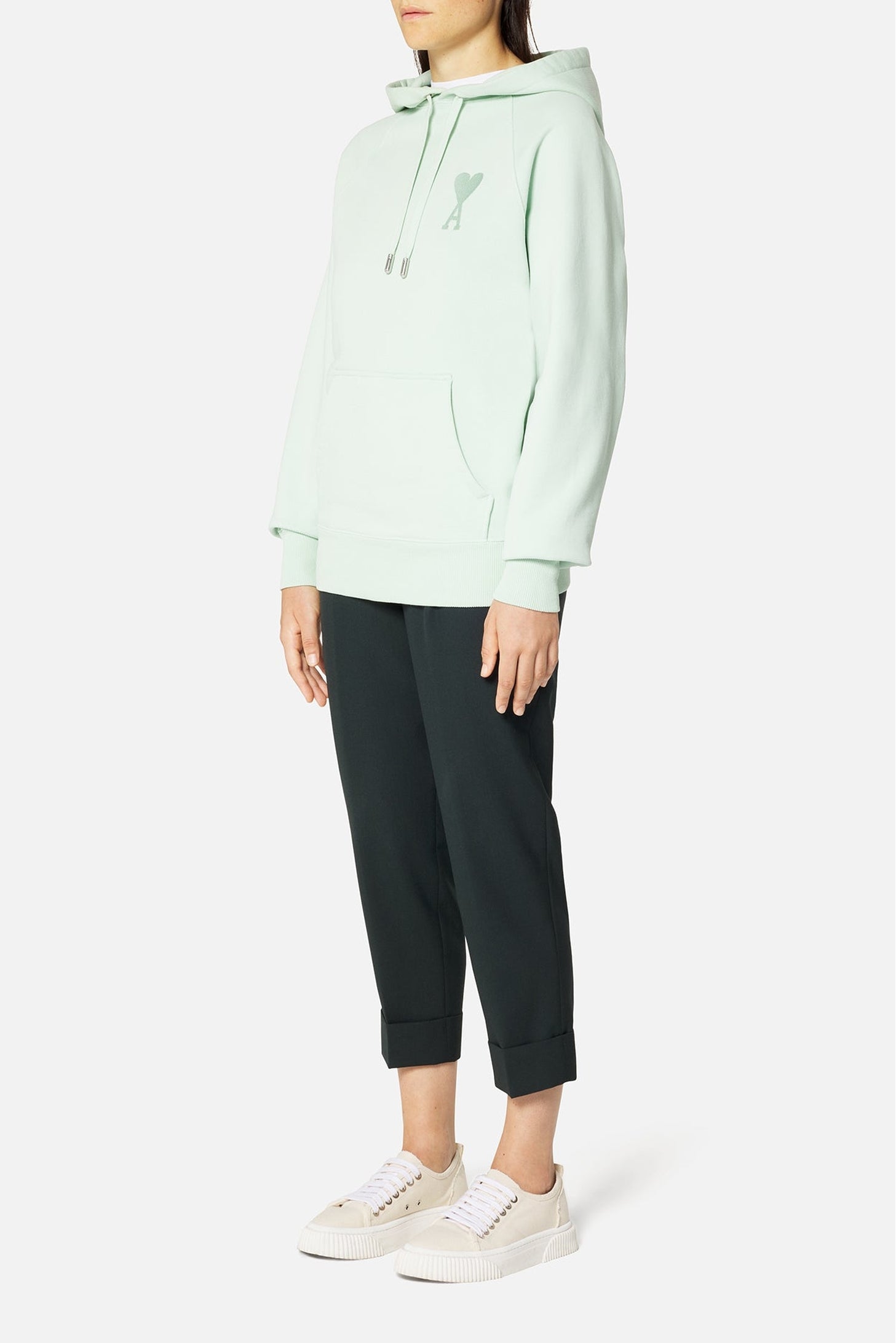 Sweat à capuche Ami de Cœur - Aqua
