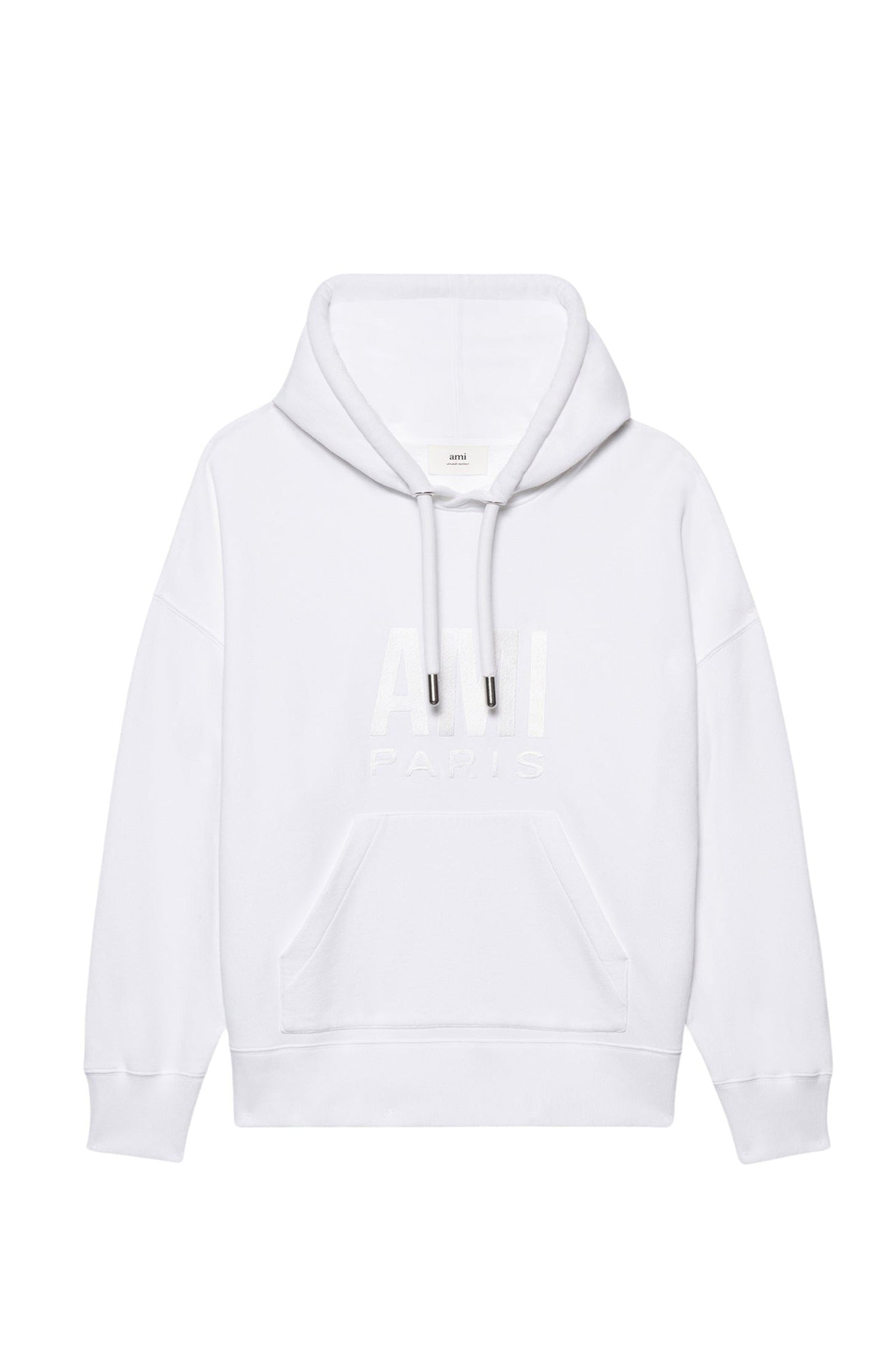 Sweat à capuche Ami Paris - White