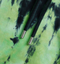Sweat à capuche tie and dye - Green & White