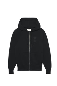 Sweat à capuche Ami de Cœur zippé - Black