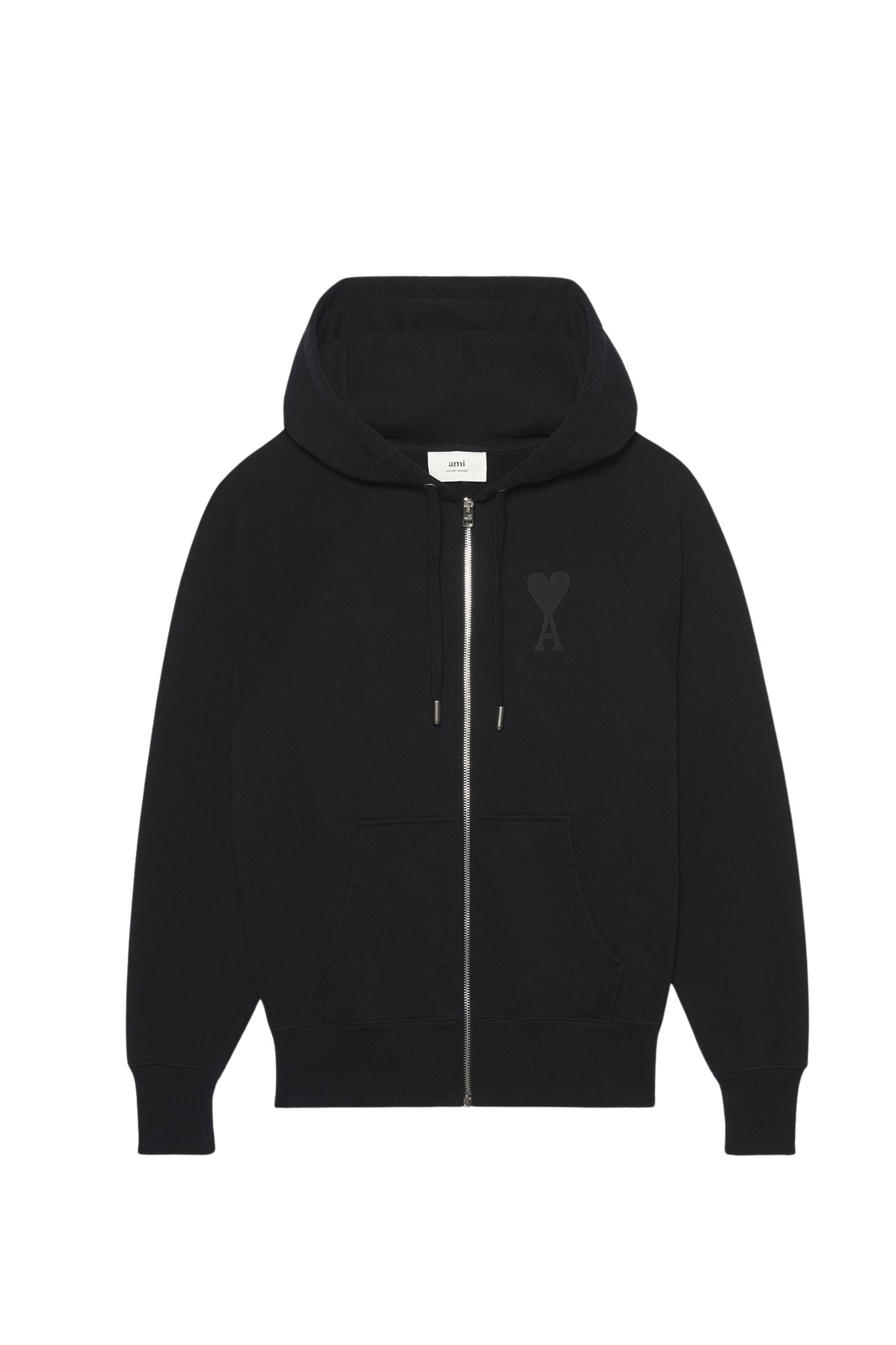 Sweat à capuche Ami de Cœur zippé - Black