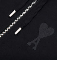 Sweat à capuche Ami de Cœur zippé - Black