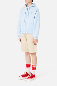 Sweat à capuche Ami de Cœur zippé - Sky Blue