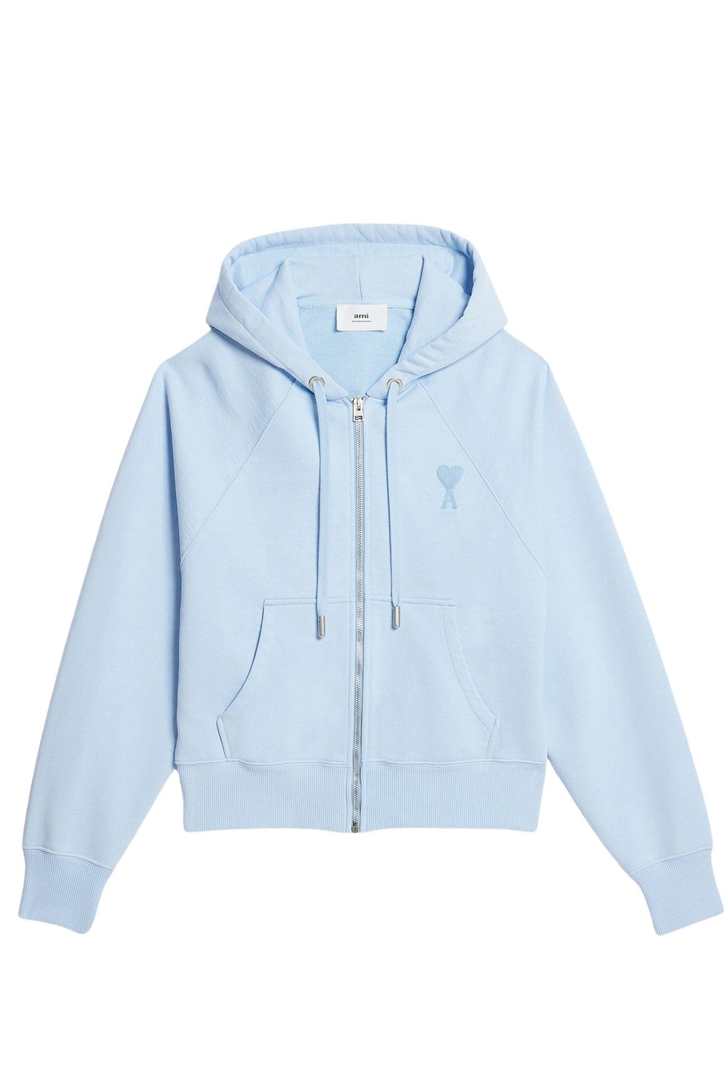 Sweat à capuche Ami de Cœur zippé - Sky Blue
