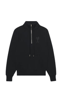 Sweatshirt Ami de Cœur zippé - Black