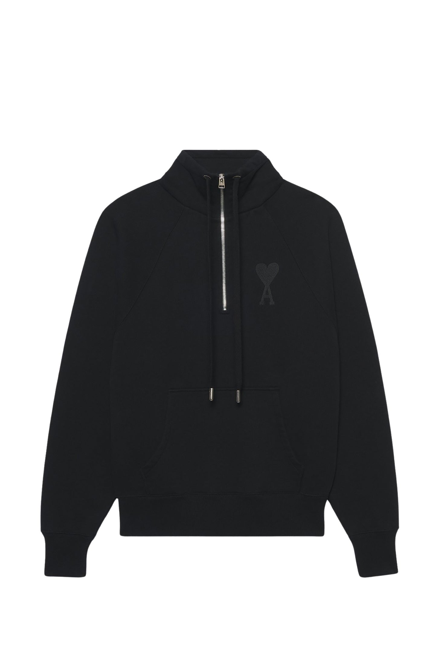 Sweatshirt Ami de Cœur zippé - Black