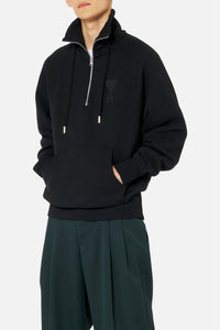 Sweatshirt Ami de Cœur zippé - Black