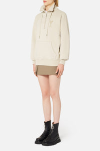 Sweatshirt Ami de Cœur zippé - Beige