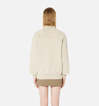 Sweatshirt Ami de Cœur zippé - Beige