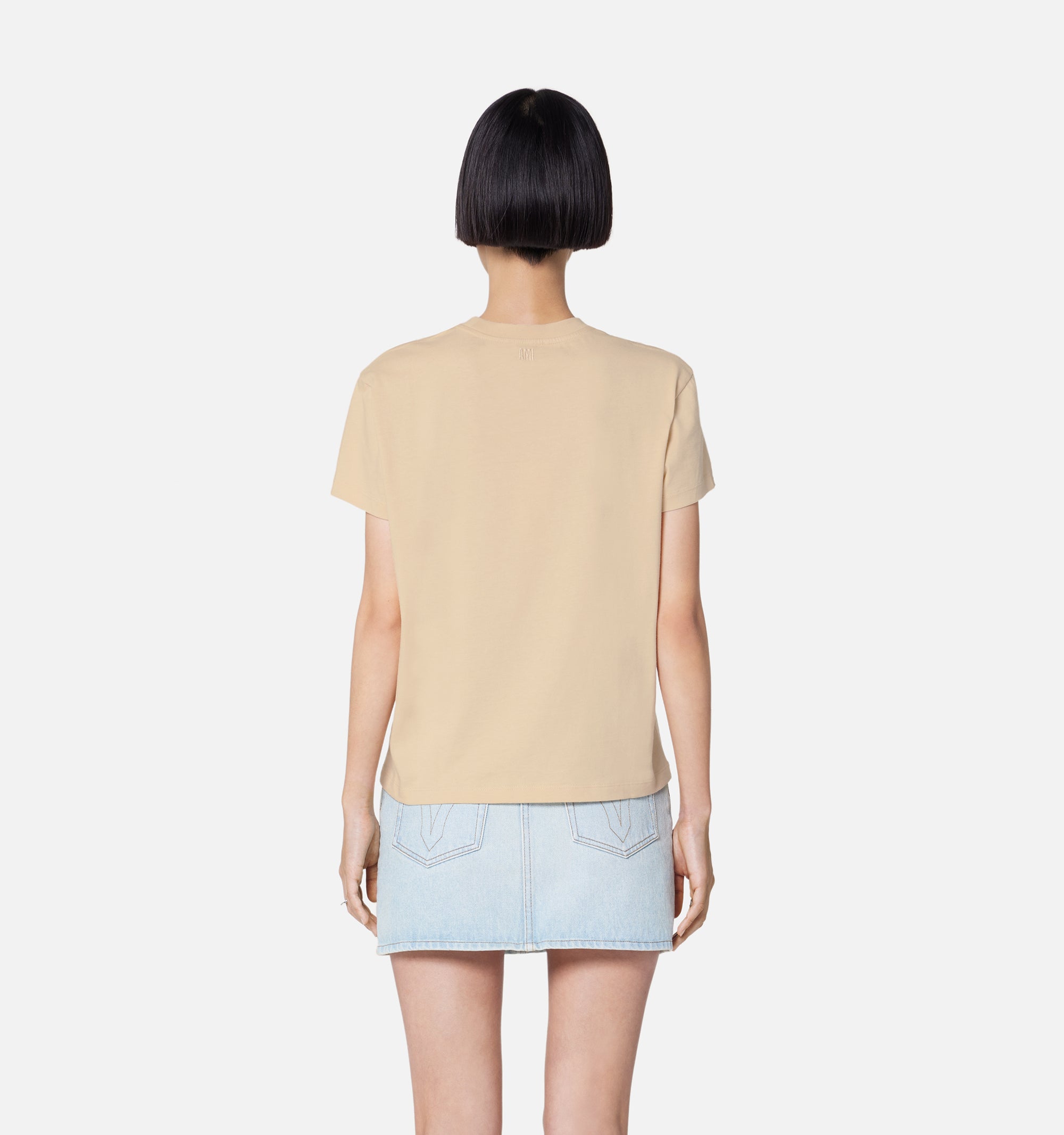 T-shirt Ami de Cœur avec logo - Vanilla